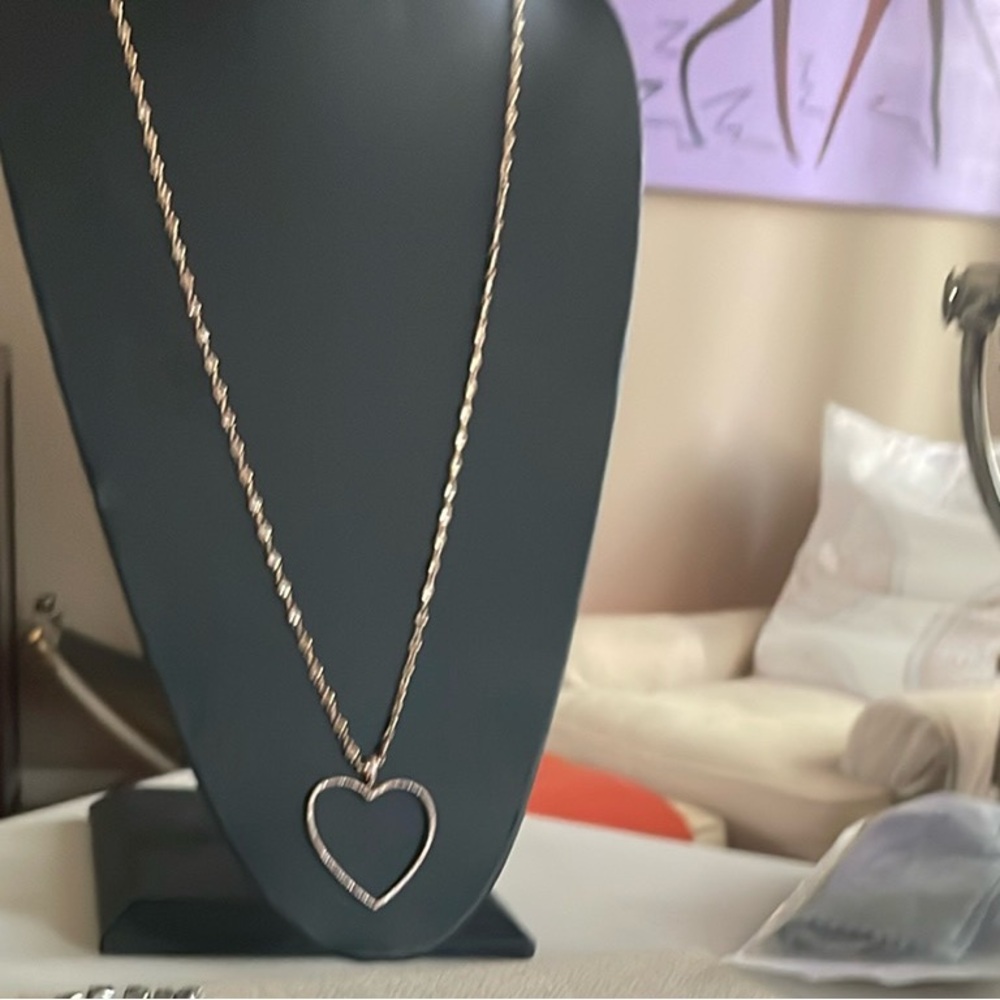 Diamonds by the Yard with Heart Charm